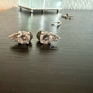 Elegant Silver Stud Earrings